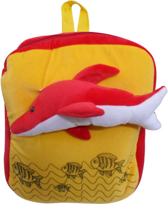 

Natali Traders Dolphin School Backpack For Kids - 40 cm(Yellow)