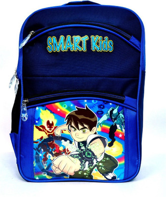 Tinytot Ben 10 Waterproof School Bag(Blue, 15 inch) available at flipkart for Rs.445