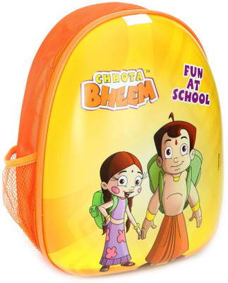 

Green Gold Chhota Bheem Backpack Hardshell Yellow Waterproof School Bag(Yellow, 15 inch)