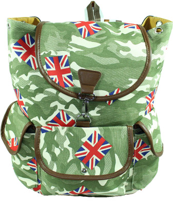 

The Blue Pink FLAG Waterproof School Bag(Green, 17 inch)