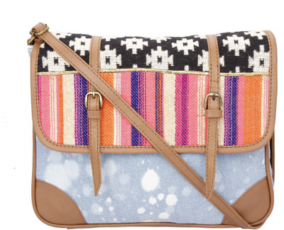 

Desi Drama Queen Girls Casual Multicolor PU Sling Bag