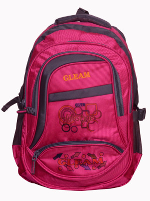 

Gleam 0109LZX Waterproof School Bag(Pink, 17 inch)