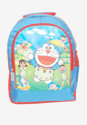 

ZEST Doraemon Cartoon Printed Waterproof School Bag(Blue, 15 L)