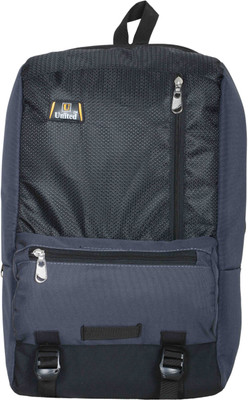 

U United Americano 13 L Backpack(Grey, Black), Grey and black