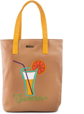 

Chumbak Cool Summer Tote Bag Weekender(Beige, 2 L)