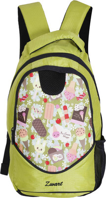 

Zwart DAZZLE-G Waterproof School Bag(Green, 10 L)