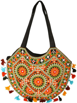

KHATRI HANDICRAFTS 882 Shoulder Bag(Black, 5 L)