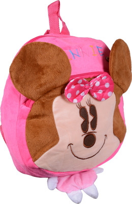 

Nxt Gen Mini Mouse Plush Baby Backpack Cute Kids School Bags Girls Boys Backpack School Bag(Pink, 5 L)