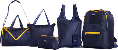

Bleu Foldable Bag Combo Waterproof Weekender(Blue, 43 inch)