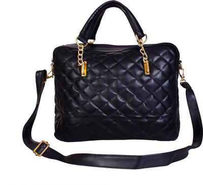 

Ayeshu Women Casual Black PU Shoulder Bag
