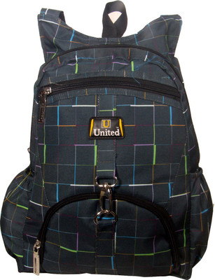 

United Bags Girls Bandhani 13 L Small Backpack(Green)