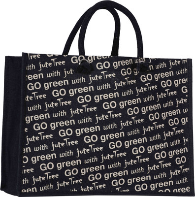 

Jute Tree JB48-GO GREEN SHOPPER Multipurpose Bag(Black, 1 inch)