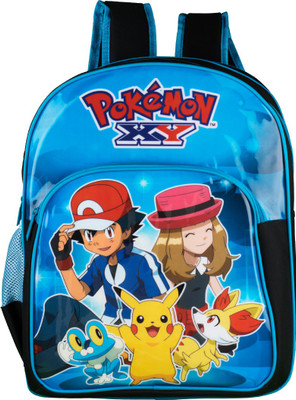 

Pokemon Blue and Black 16 inch School Bag(Blue, Black, 16 inch)