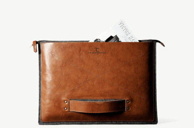 

The Cobbleroad GRAB MACBOOK FOLIO 15" School Bag(Brown, 13 inch)