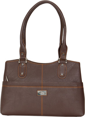 

American-Elm Women's Handbags Waterproof Shoulder Bag(Dark Brown, 5 L)