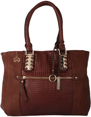 

Moedbuille Brown Polyurethane (PU) Handbag School Bag(Brown, 11 inch)