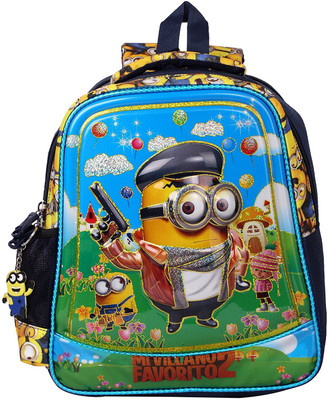 

Sanjog Blue Minions Premium Children's Backpack School Bag Waterproof School Bag(Blue, 15 L)
