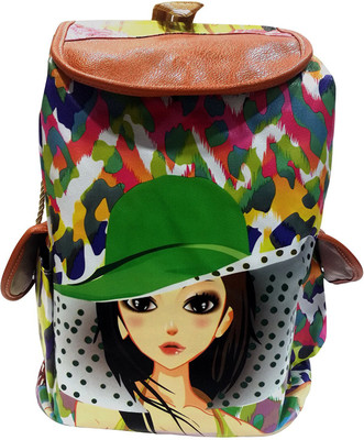 

Shrih Womens Stylish Expandable Backpack Backpack(Multicolor, 15 inch)