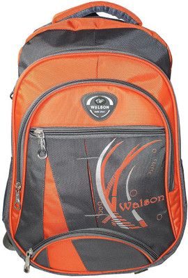 

Paramsai 622_Paramsai Canvas School Bag For Boys & Girls School Bag(Orange, 40 L)