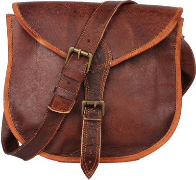 

echo LEATH112 Messenger Bag(Brown, 15 inch)