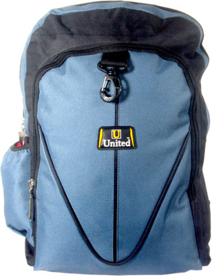 

United Bags V Typ 28 L Medium Backpack(Blue), Blue;black