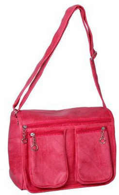 

Kuero Pink cargo bag Shoulder Bag(Pink, 10)