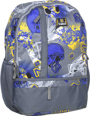 

U United Marathon 24 L Backpack(Blue, Grey), Blue and grey