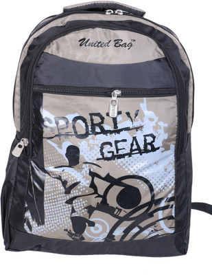 

U United fifa Gear Waterproof Backpack(Grey and Black, 12 L)