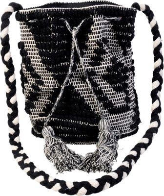 

Diwaah Diwaah!! Beautiful printed fashion bag pack. Shoulder Bag(Black, 22 inch)