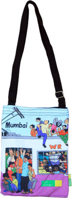 

Eco Corner Eco Corner Small Mumbai Local Cotton Sling Bag Sling Bag(Yellow, 7 inch)