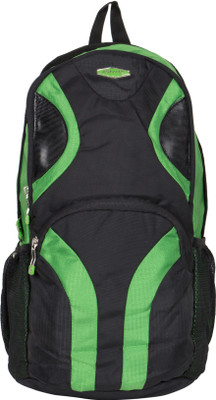 

Uxpress Green and black smart and trendy school bag for boys and girls Waterproof School Bag(Green, Black, 20 L)