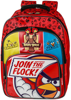 

Angry Birds EI - AB0073 Waterproof Backpack(Red, 14 inch)