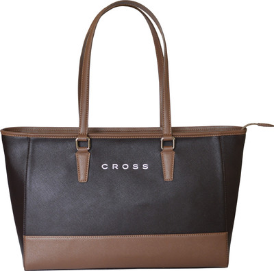 

Cross Andorra Horizontal Tote Bag School Bag(Brown, 10 inch)