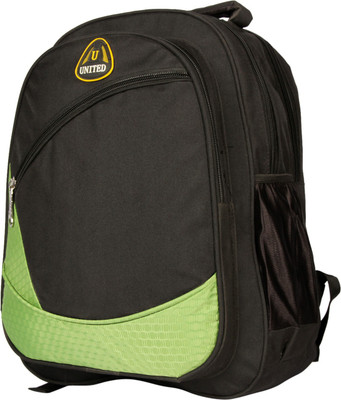 

U United Designer Curve Waterproof Backpack(Green, Black, 12 L)