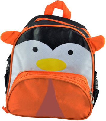 

Angel Glitter Joey the Pengiun Black Orange School Bag(Black, Orange, 2 L)