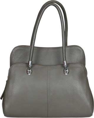 

LEATHER COLLECTION LC0041GREY Shoulder Bag(Grey, 12 inch)