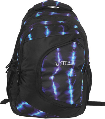 

United Bags Blue Noise Punch 35 L Medium Backpack(Blue, Black), Multicolor