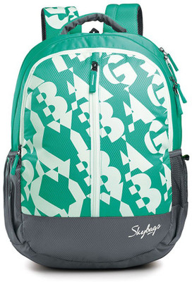 

Skybags Pogo 04 Backpack Green School Bag(Multicolor, 32 L)