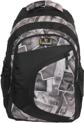 

U United Postcard Punch Waterproof Backpack(White, 12 L)