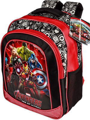 

Marvel Avengers EI-WDP0071 Waterproof School Bag(Red, Black, 18 inch)