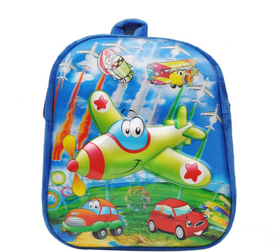 

Hawai Cartoon Print School Bag(Blue, 12 inch)