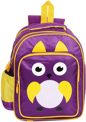 

Sanjog Owl Premium Children's Backpack Waterproof School Bag(Purple, 15 L)
