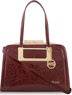 

Mac&Gitts (M&G) Ladies Purse HandBag Maroon School Bag(Maroon, 37 L)