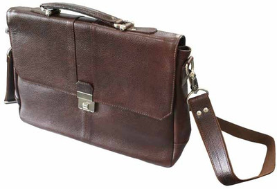 

Hidepark Grained Leather Brown Portfolio Bag (40) Messenger Bag(Brown, 15 L)