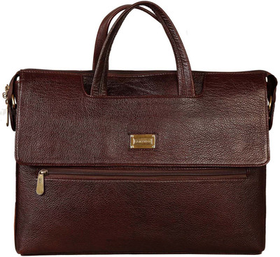 

Scharf Genuine Leather Shoulder Carrycase Bag Messenger Bag(Brown, 12 L)