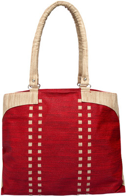Credulous LBAG1071-Beige::Red School Bag(Beige, Red, 12 inch)