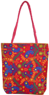 

Art Creation Handmade Handbag Shoulder Bag(Multicolor, 5 inch)