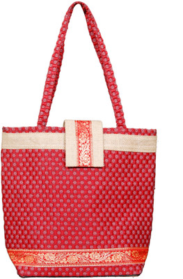 INDIAN TEXTILES H/L I-T 546 Shoulder Bag(Red, 4 L)