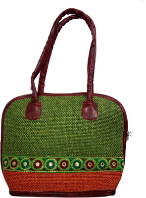 

CraftEra Jute Bag Waterproof School Bag(Multicolor, 15 inch)