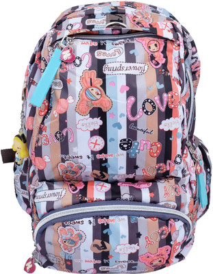 

Super Drool Burst Multicolour School Bag(Multicolor, 5 L)